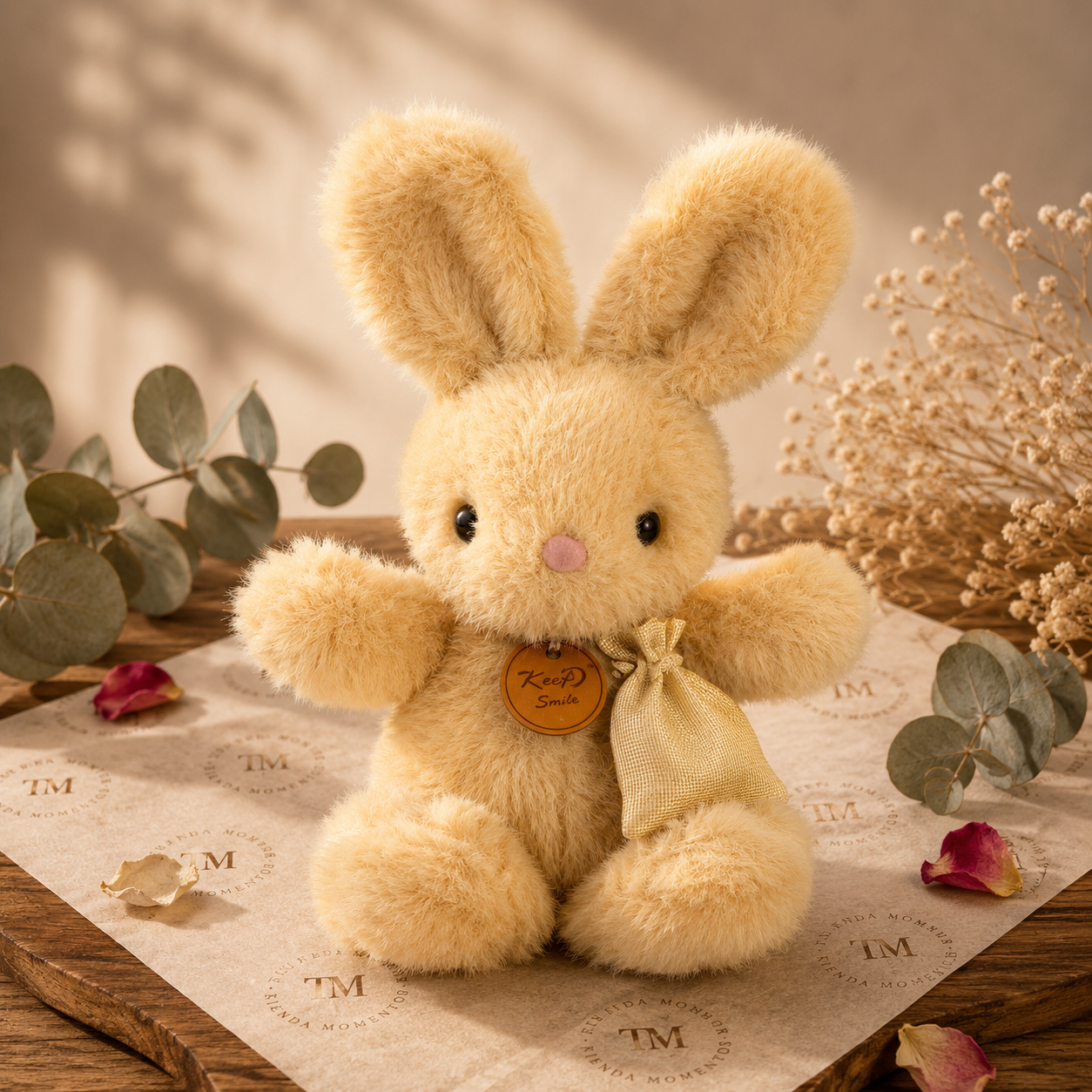Conejo de Peluche con Mensaje Audio Personalizado