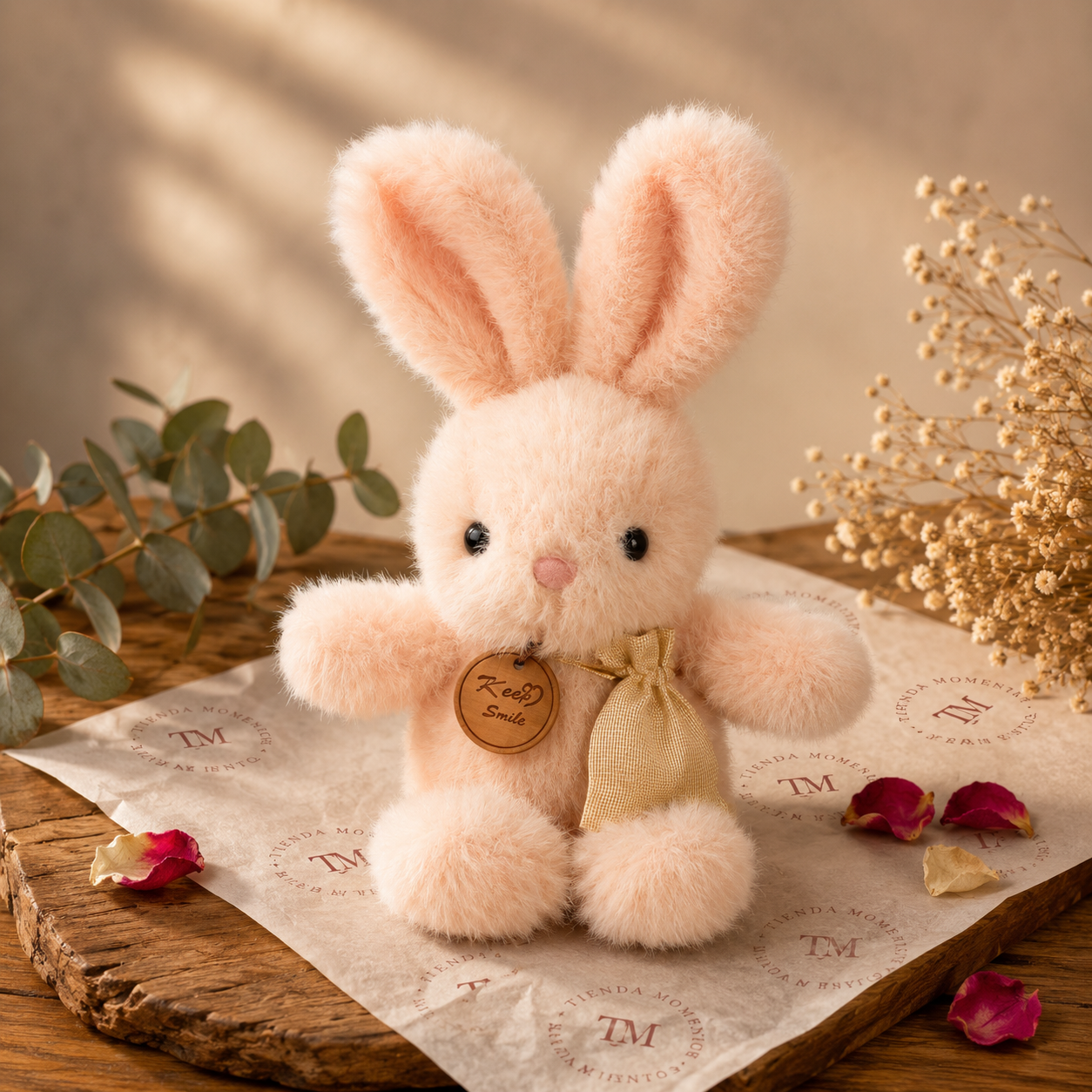 Conejo de Peluche con Mensaje Audio Personalizado