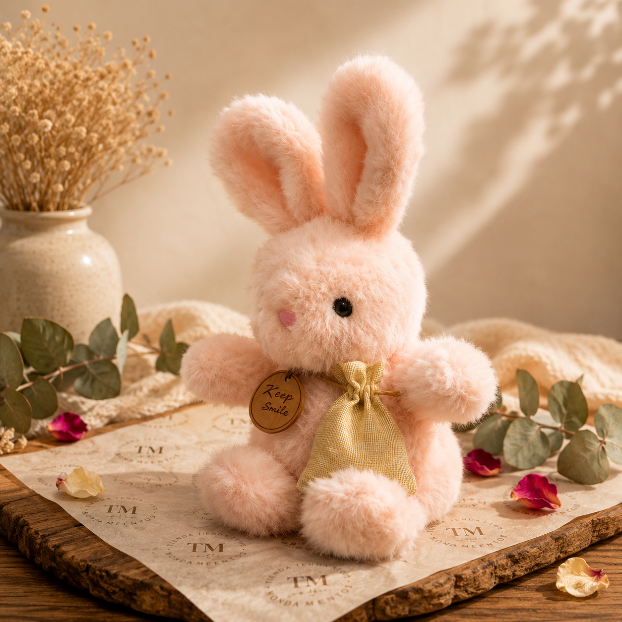 Conejo de Peluche con Mensaje Audio Personalizado